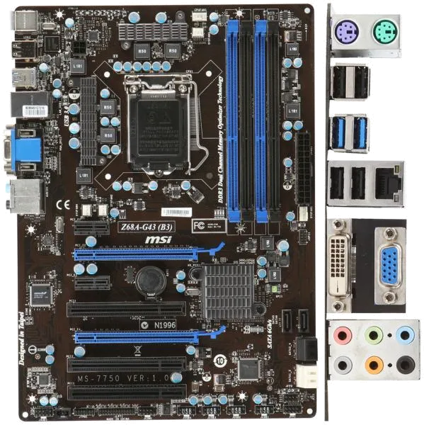 Ремонт материнских плат MSI Z68A-G43 (B3) в сервисном центре FIX-MSI