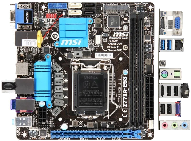 Ремонт материнских плат MSI Z77IA-E53 в сервисном центре FIX-MSI