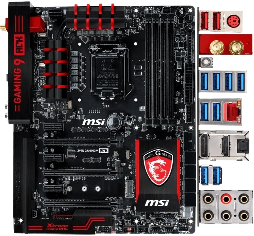 Ремонт материнских плат MSI Z97A GAMING 9 ACK в сервисном центре FIX-MSI