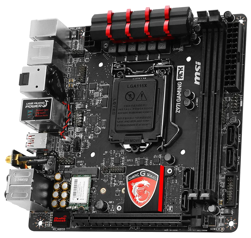 Ремонт материнских плат MSI Z97I GAMING ACK в сервисном центре FIX-MSI